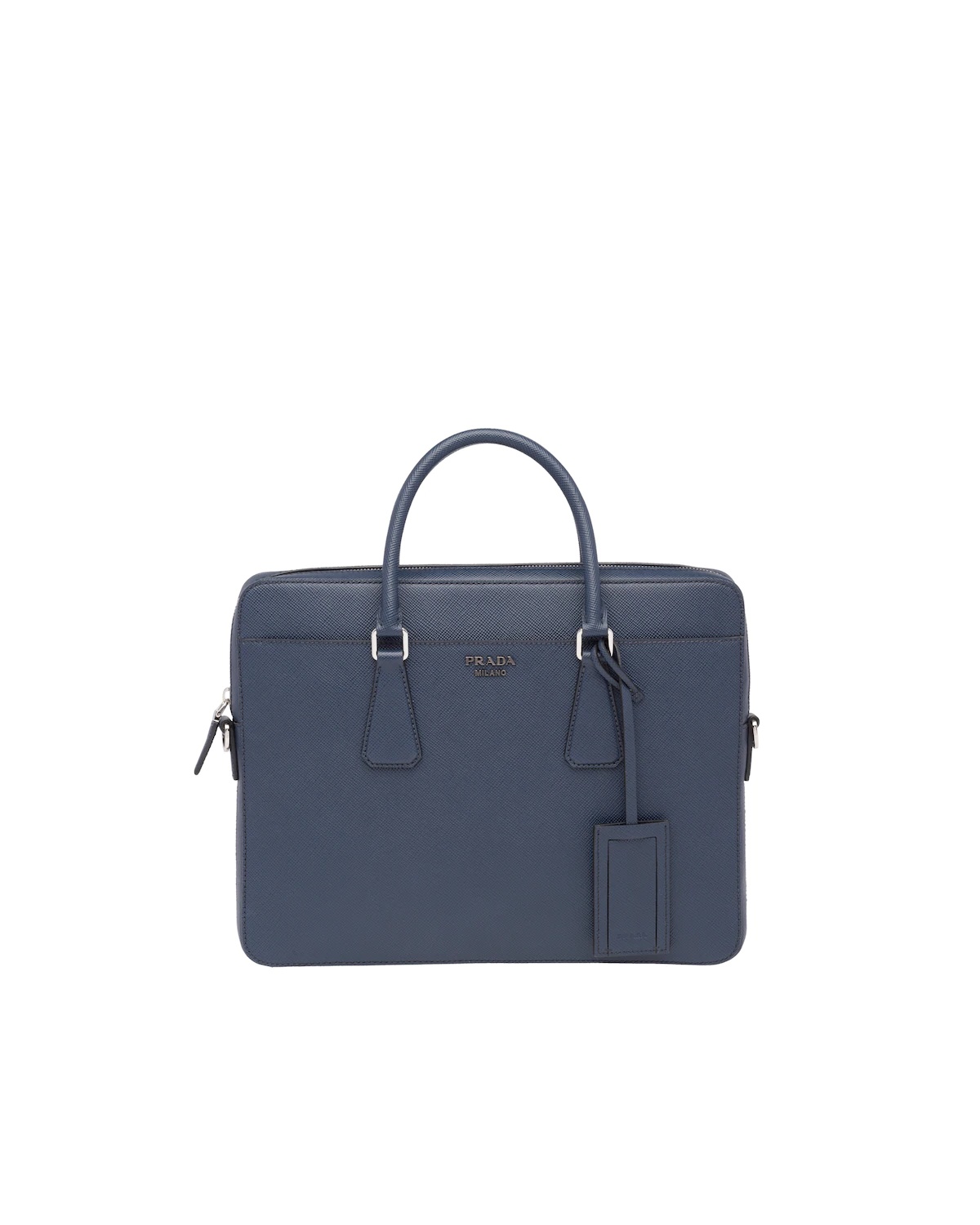 Saffiano Leather Briefcase - 1
