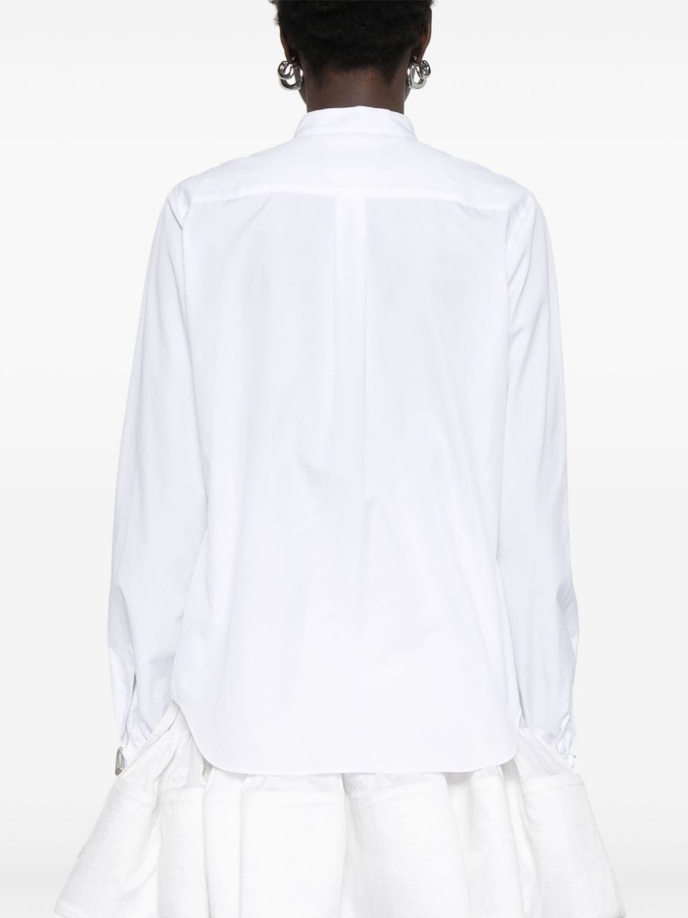 safety-pin embellished shirt - 4