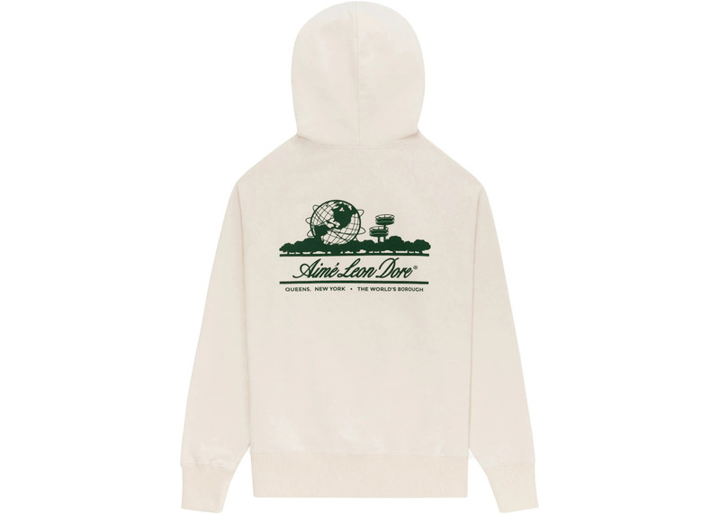 AIMÉ LEON DORE Aime Leon Dore Unisphere Hoodie Cream outlook