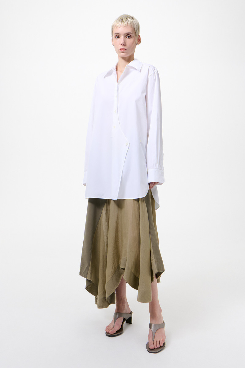 Our Legacy Wave Shirt Fine White Super Poplin outlook