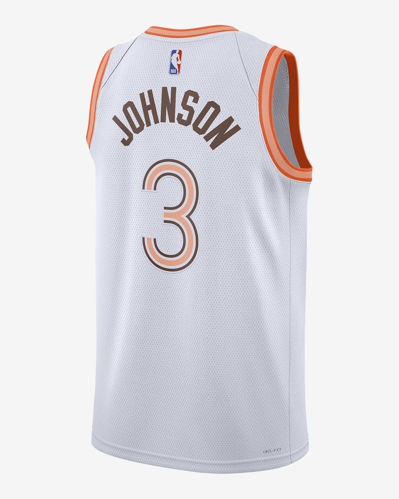 Nike Keldon Johnson San Antonio Spurs City Edition 2023/24 Nike Men's Dri-FIT NBA Swingman Jersey outlook