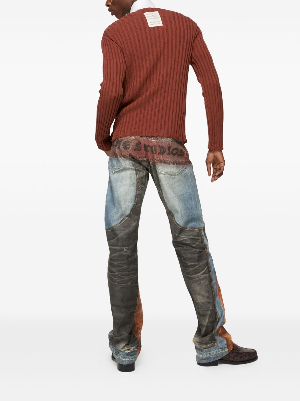 ribbed cotton sweater - 4