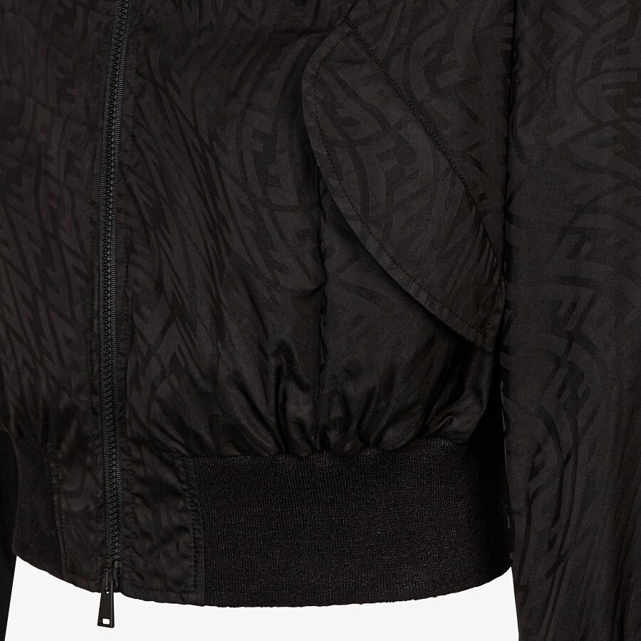 Black tech fabric jacket - 3