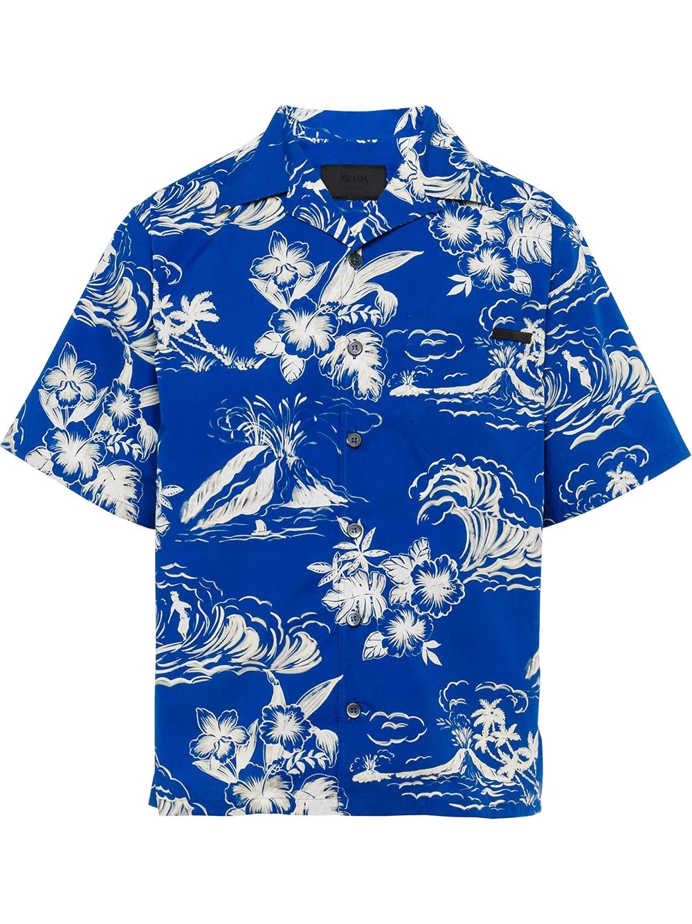 Hawaii-print shirt - 1