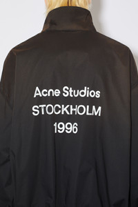 Acne Studios Logo zipper jacket - Black | REVERSIBLE