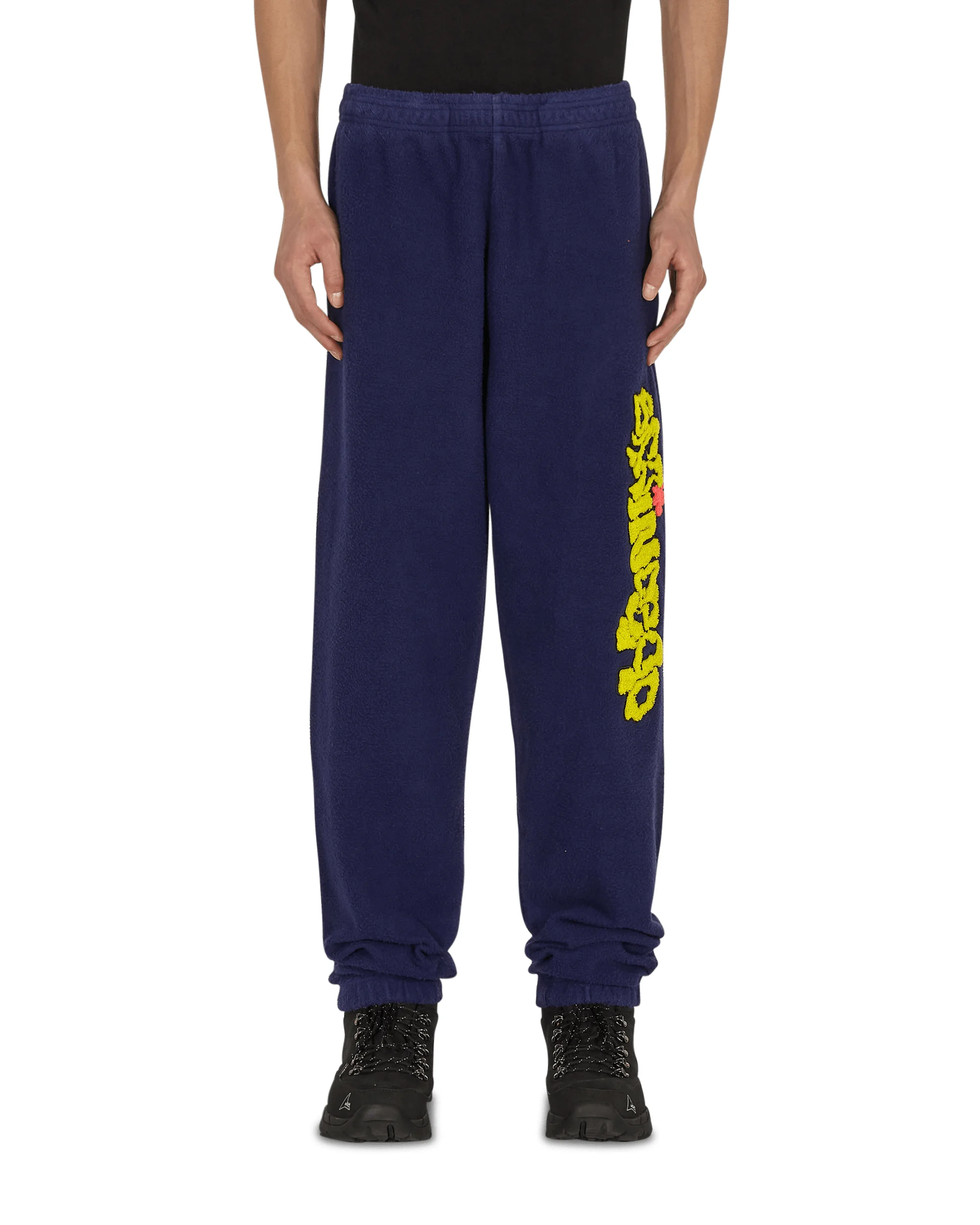 Slime Reverse Fleece Sweatpants Blue - 1