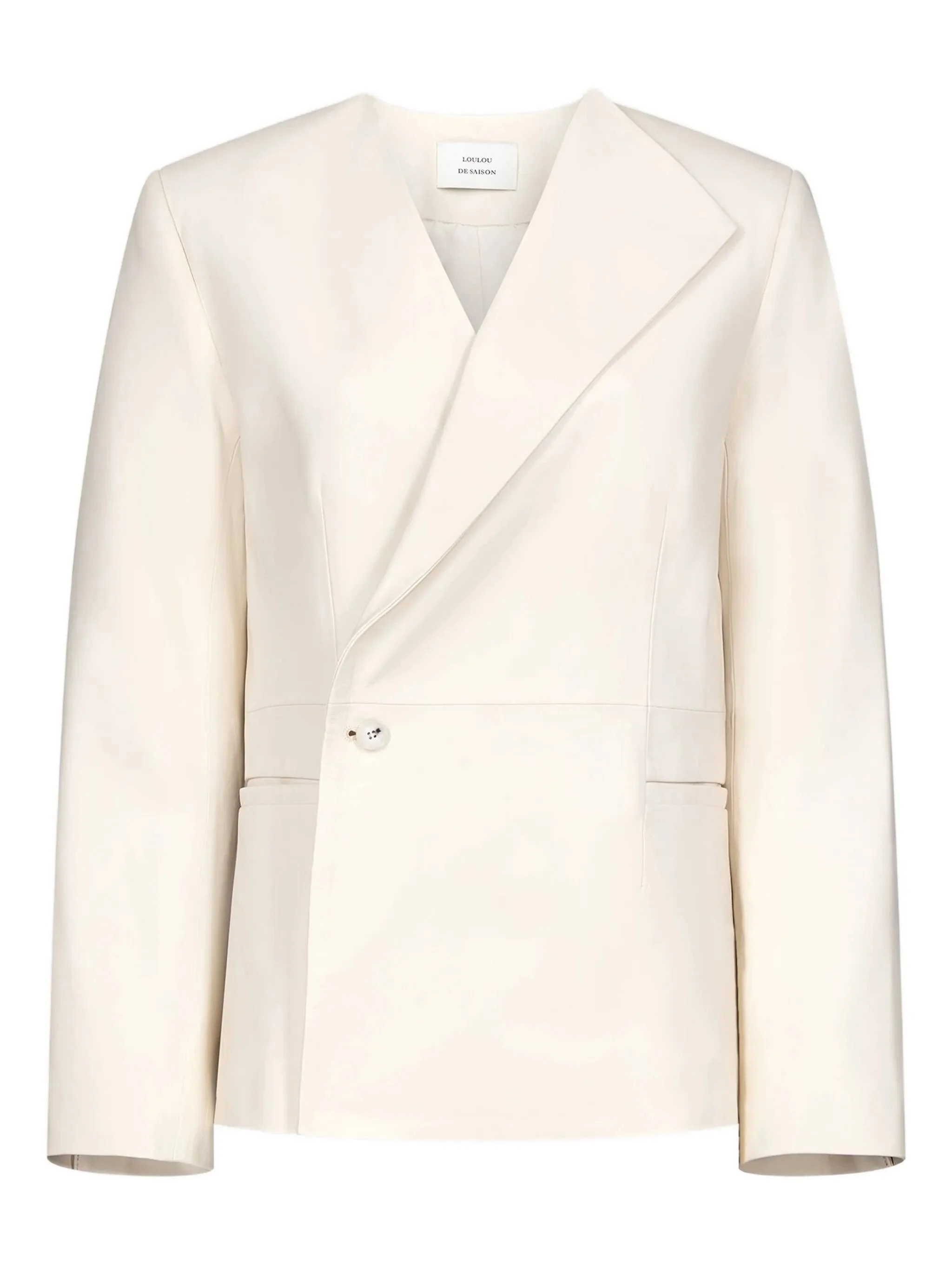 Loulou De Saison Paoli Asymmetric Leather Jacket - 1