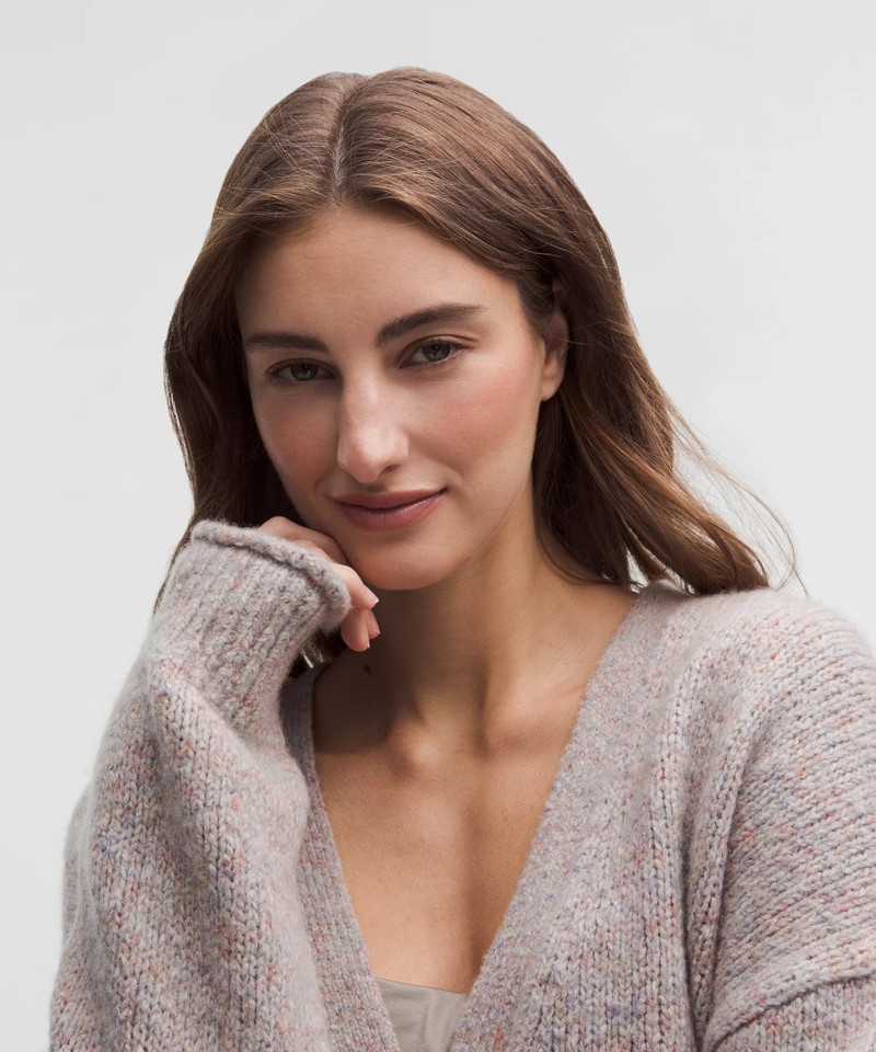 Wool-Blend Button-Up Cardigan 4