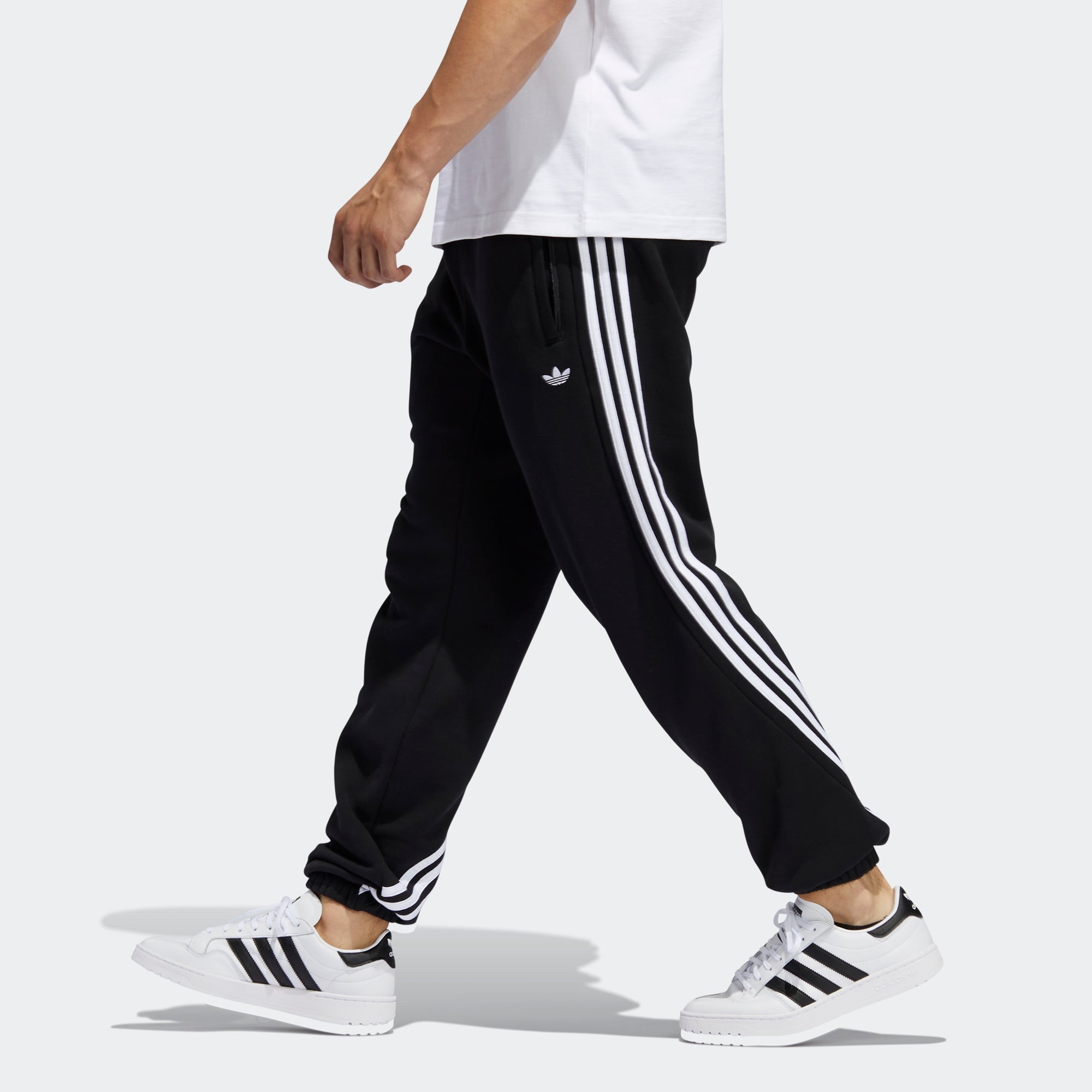 adidas originals 3 Stripe Wrap Pants For Men Black FM1521 - 5