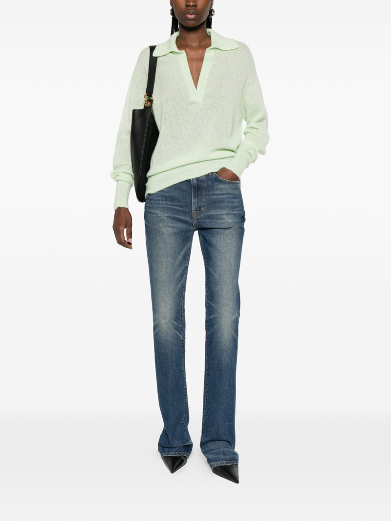 TOM FORD washed indigo trousers outlook