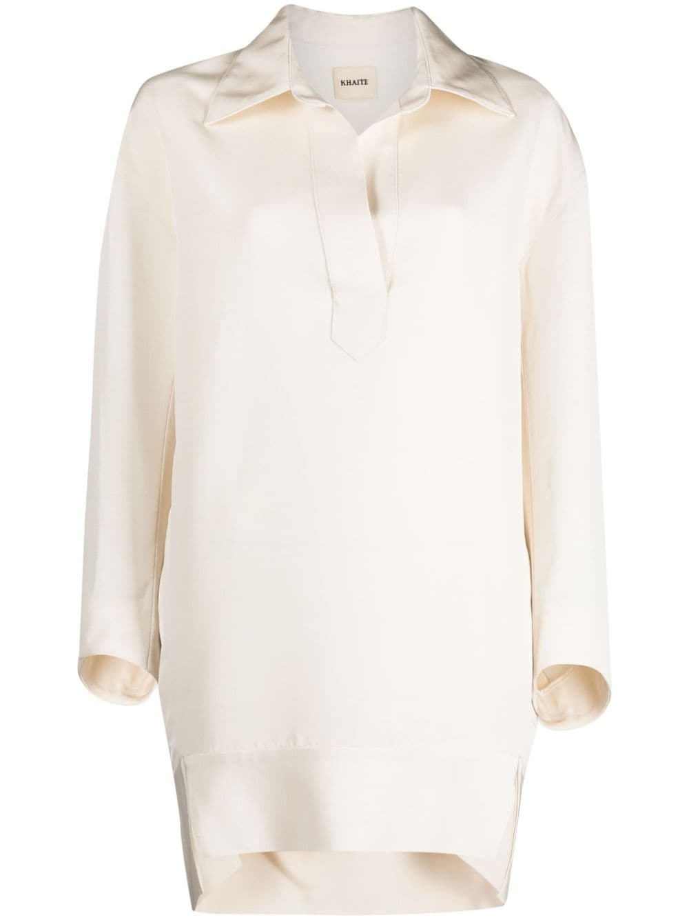 Kal silk shirtdress - 1