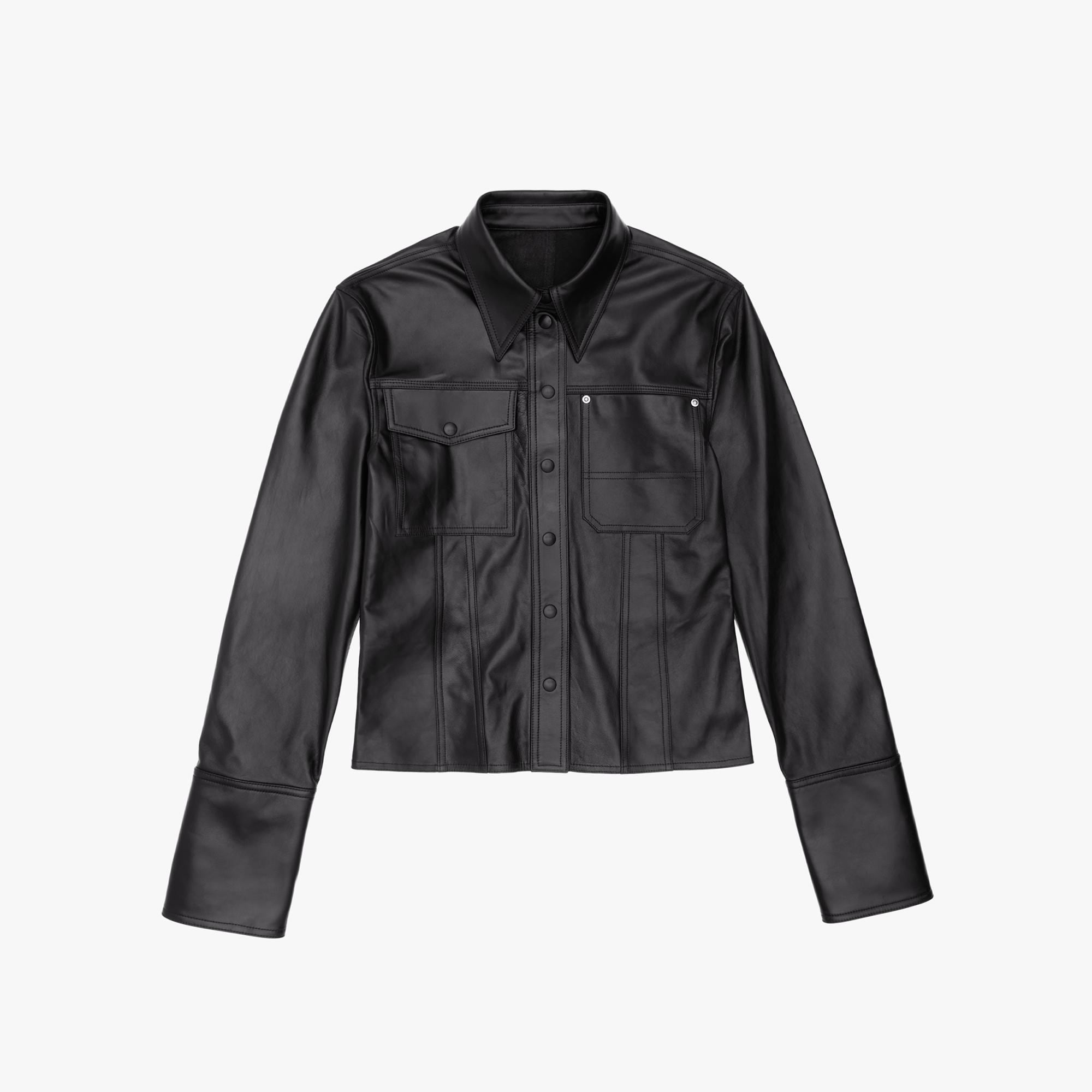 LEATHER SHIRT - 1