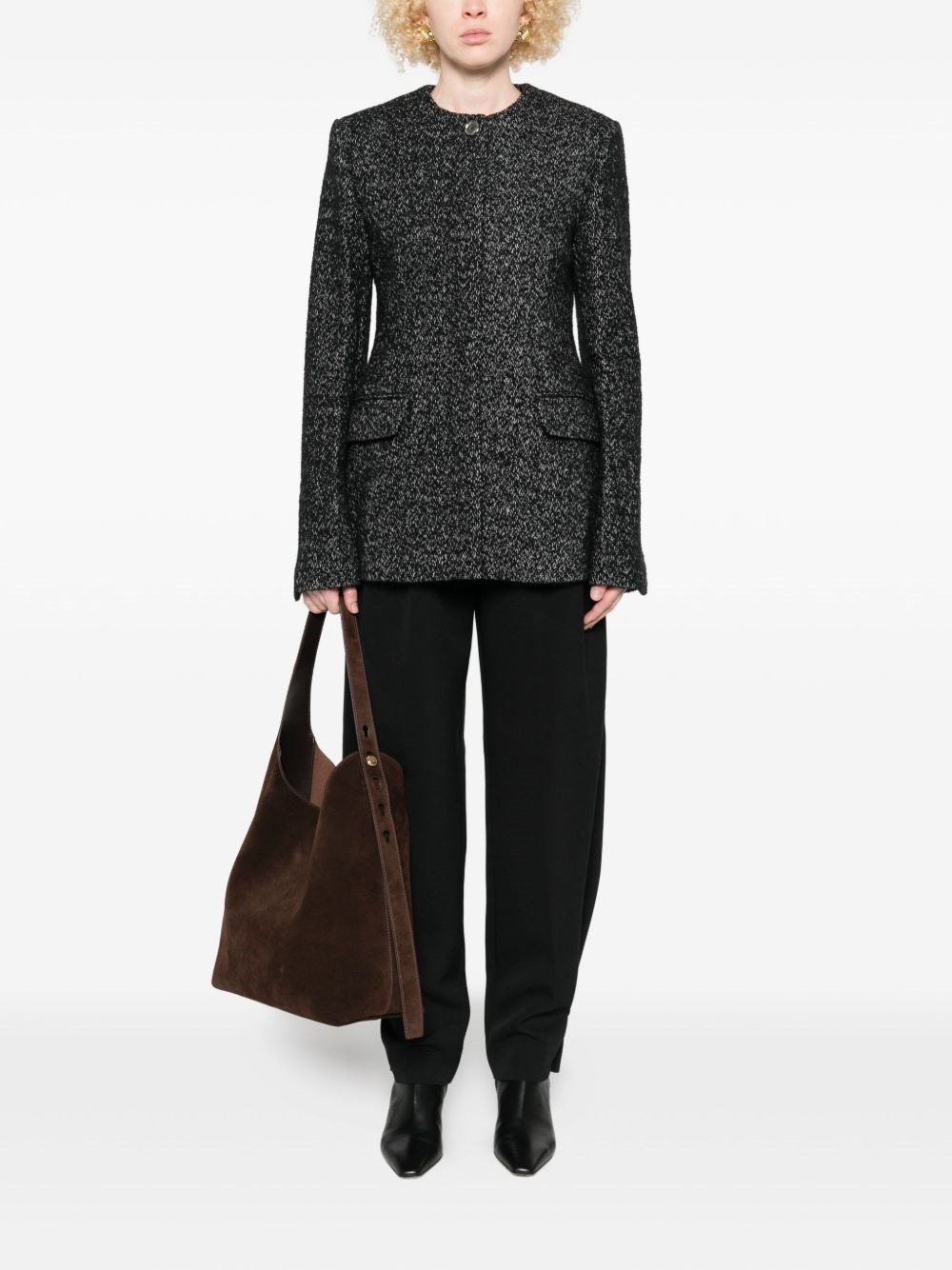 Wool blazer jacket - 5