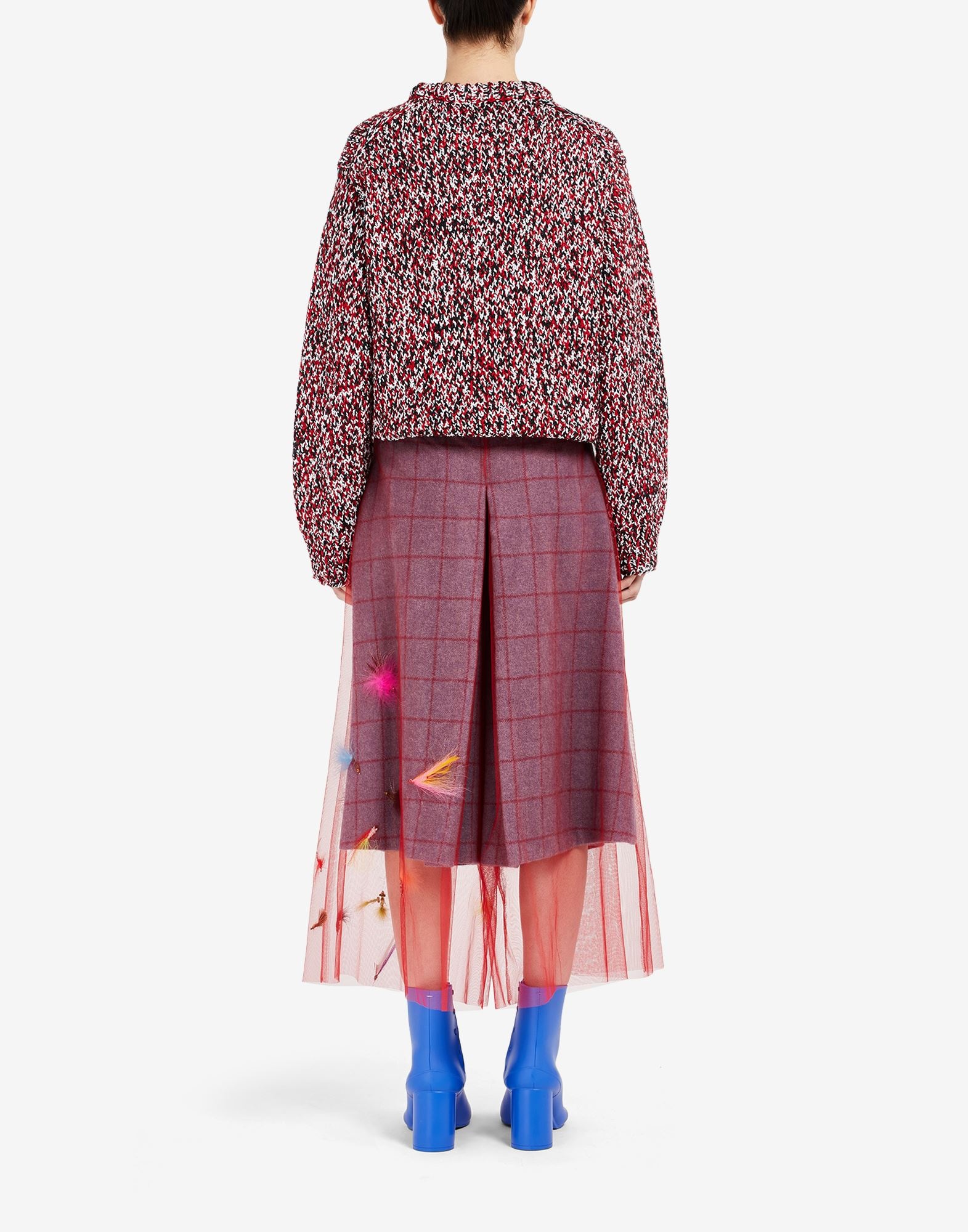 Check wool culottes - 4