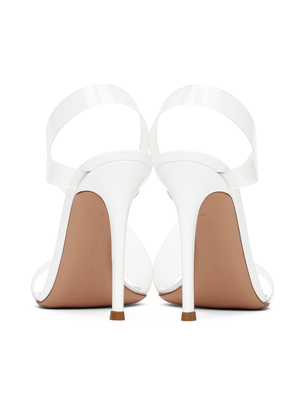 White Metropolis Heeled Sandals - 2