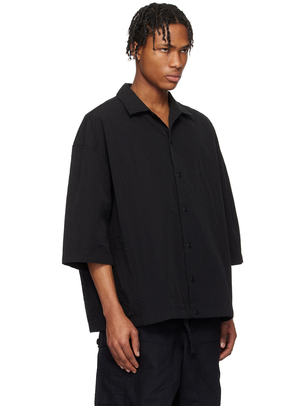 Black Mili Volume Shirt - 2