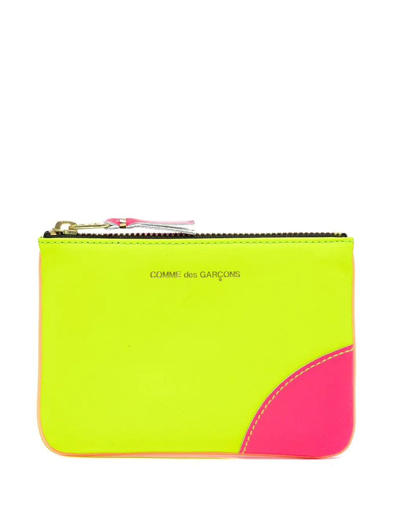 Super Fluo leather pouch 1