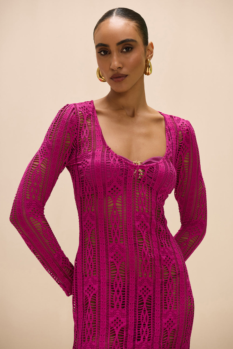 PatBO MYRA KNIT MAXI DRESS outlook