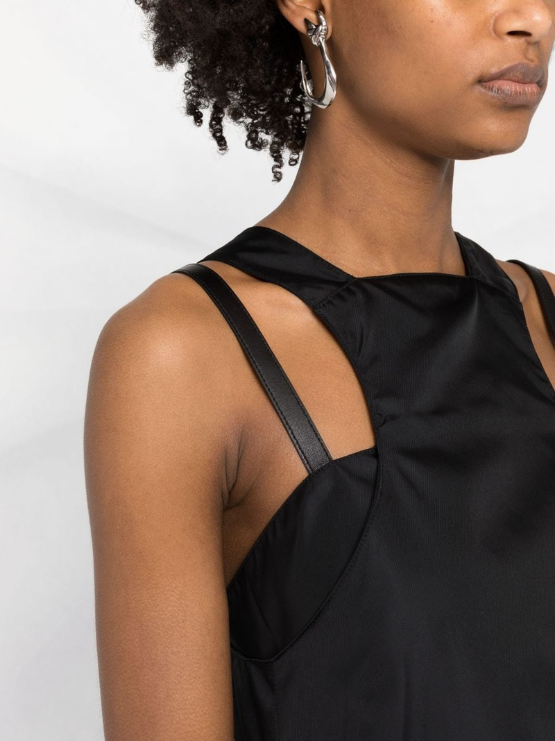 strap-detail cut-out sleeveless shift dress 5