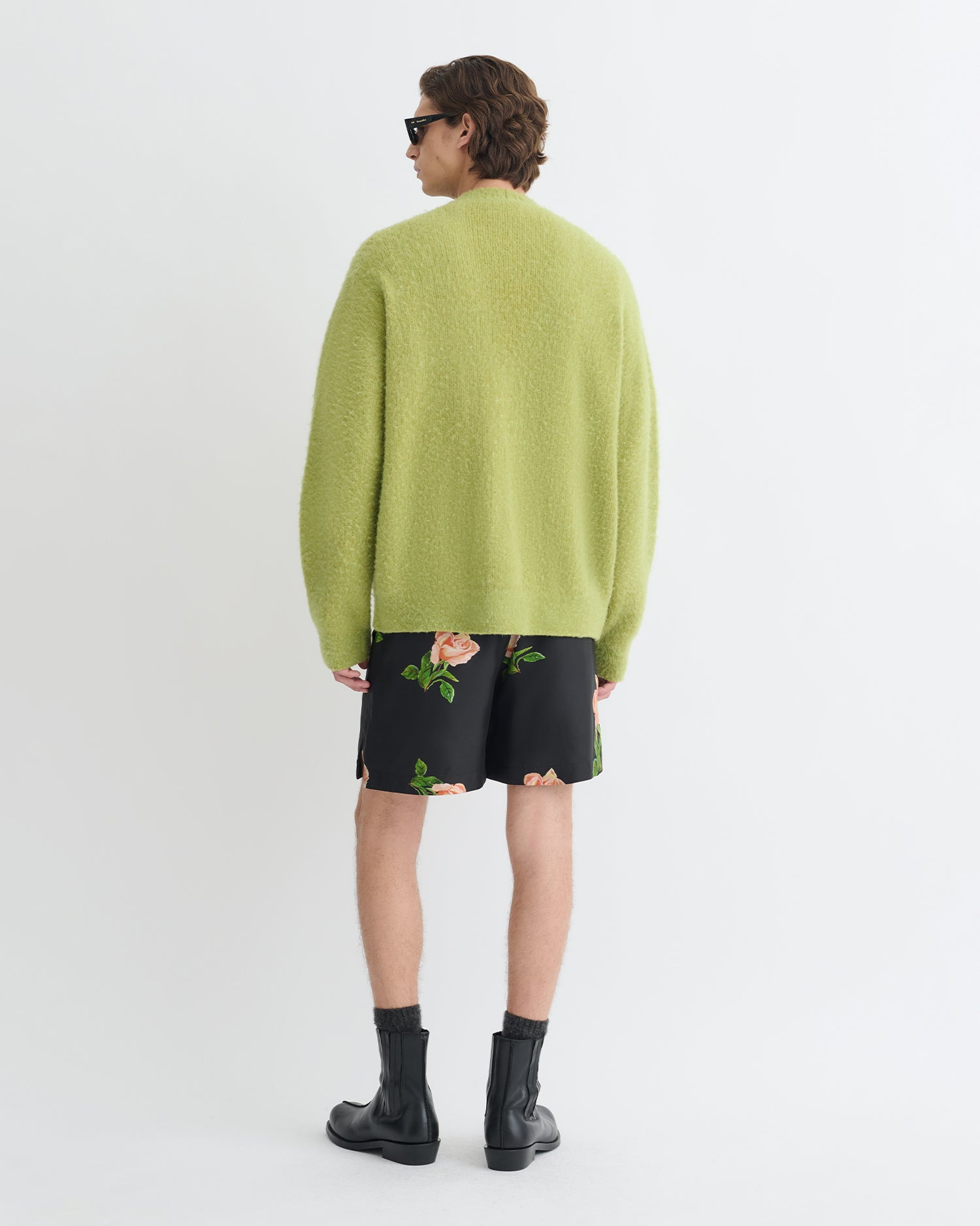 Brushed Alpaca Cardigan - 5