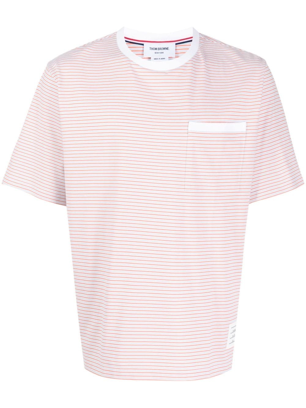 striped cotton T-shirt - 1