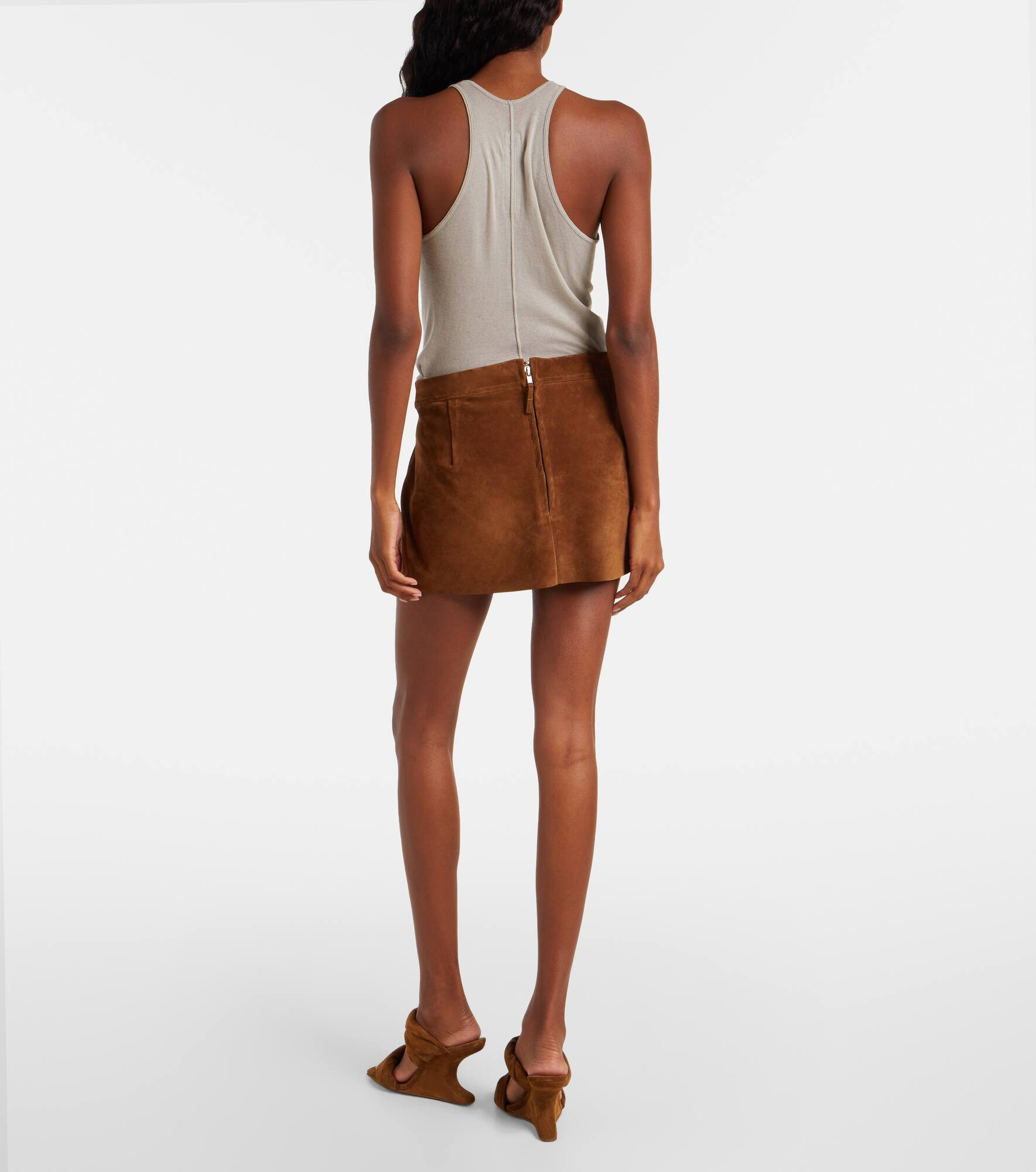 Fog suede miniskirt - 3