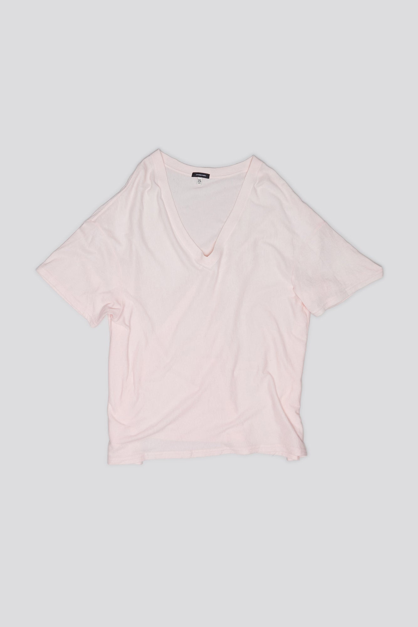 RELAXED V-NECK T - LIGHT PINK - 3