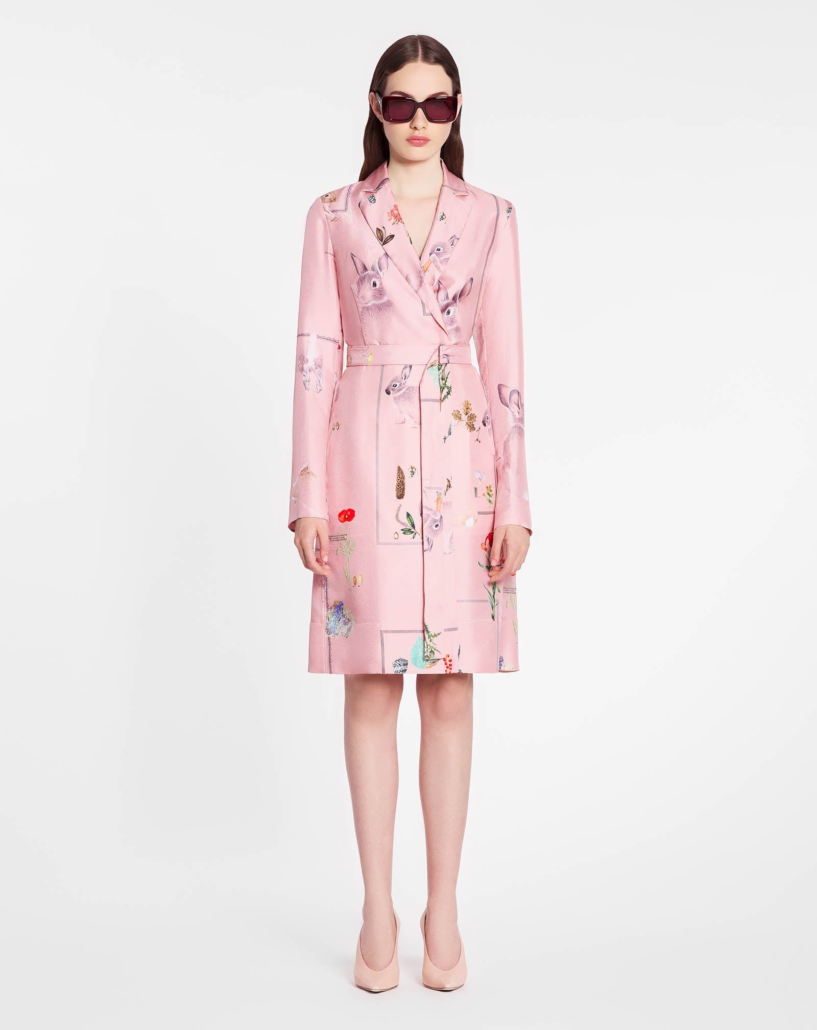 SHIRT DRESS IN PRINTED SILK - 2