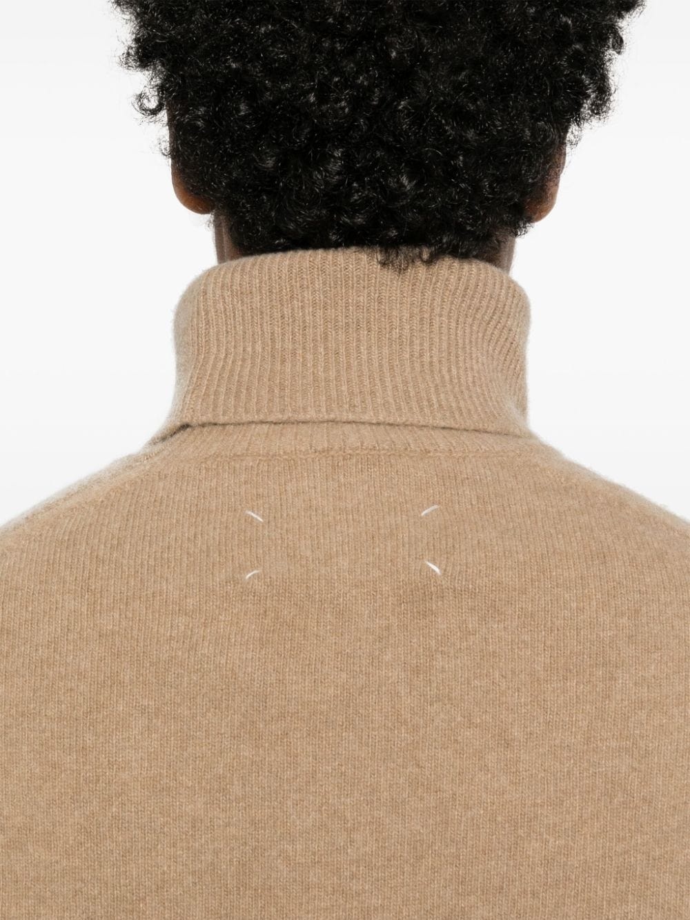 roll-neck wool jumper - 5