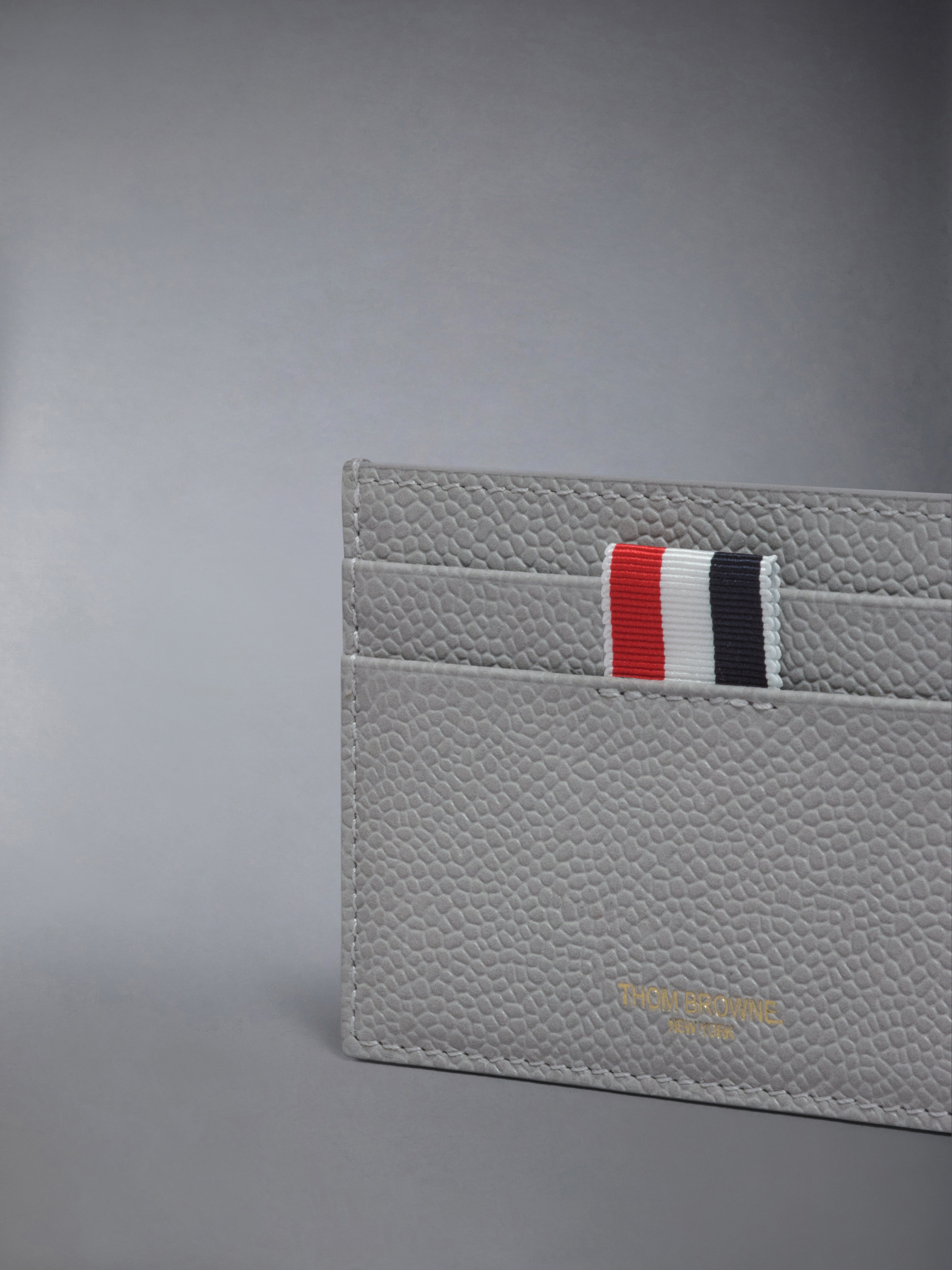 PEBBLE GRAIN SINGLE CARD HOLDER - 4