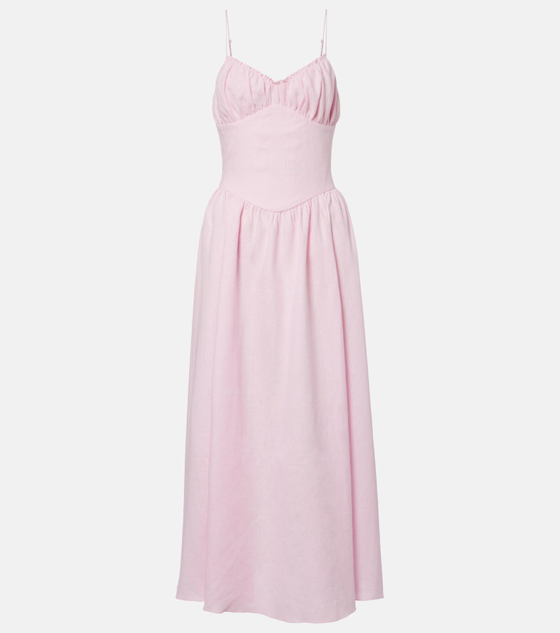 Vares linen midi dress 1