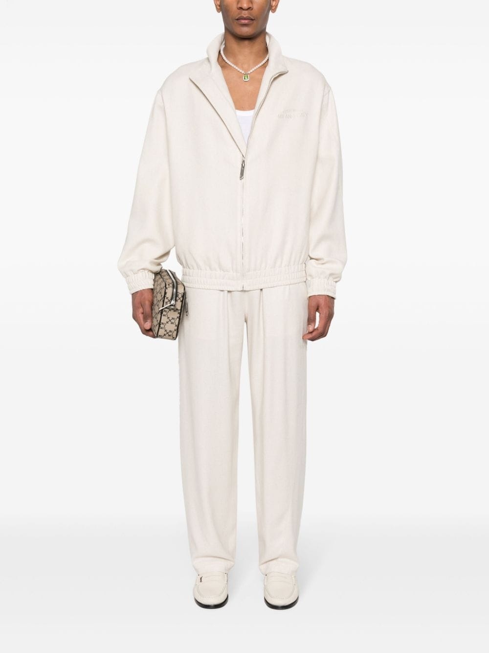 embroidered-logo track pants - 2