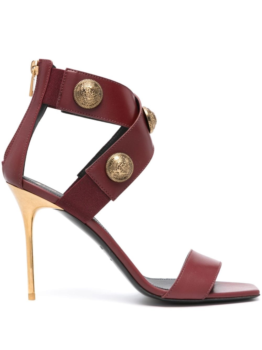 Alma 95mm leather sandals - 1