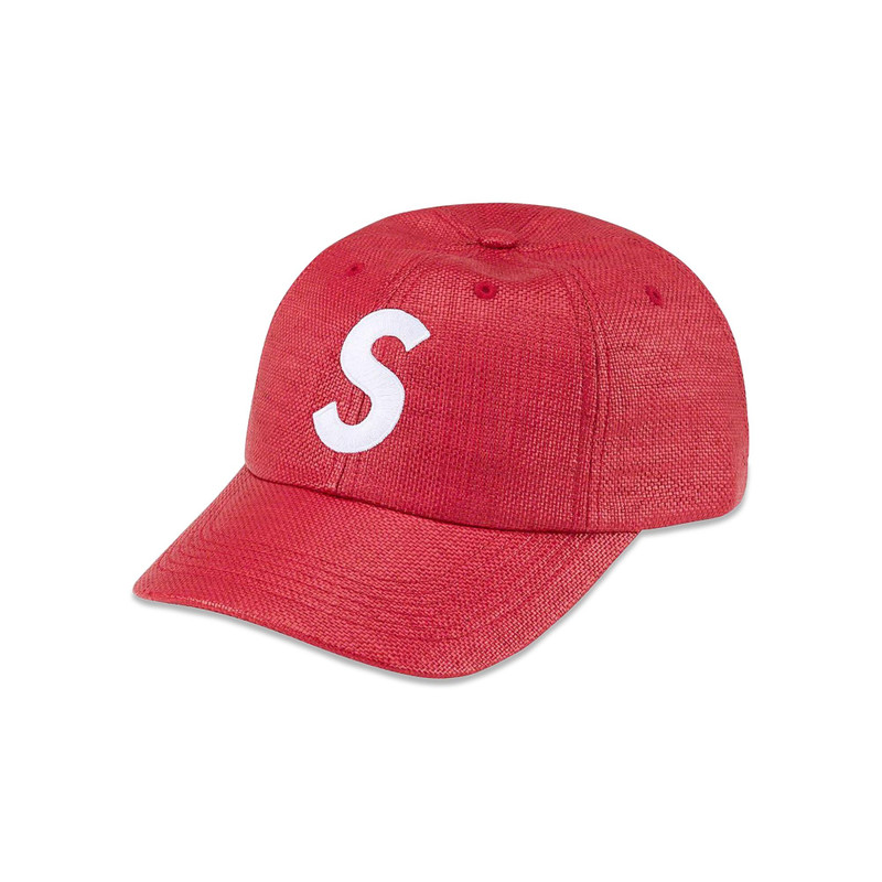 Supreme Raffia S Logo 6-Panel 'Red' - 1