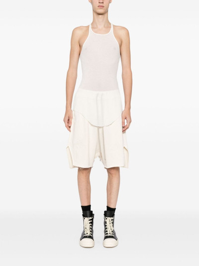 Rick Owens embroidered logo short outlook