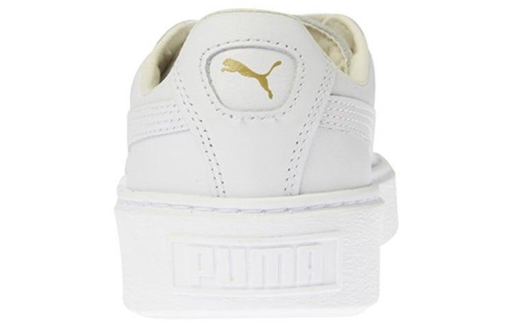 (WMNS) PUMA Basket Platform Core 'White Gold' 364040-04 - 5