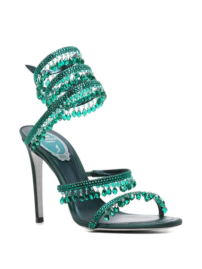 RENE CAOVILLA 105mm Chandelier sandals outlook