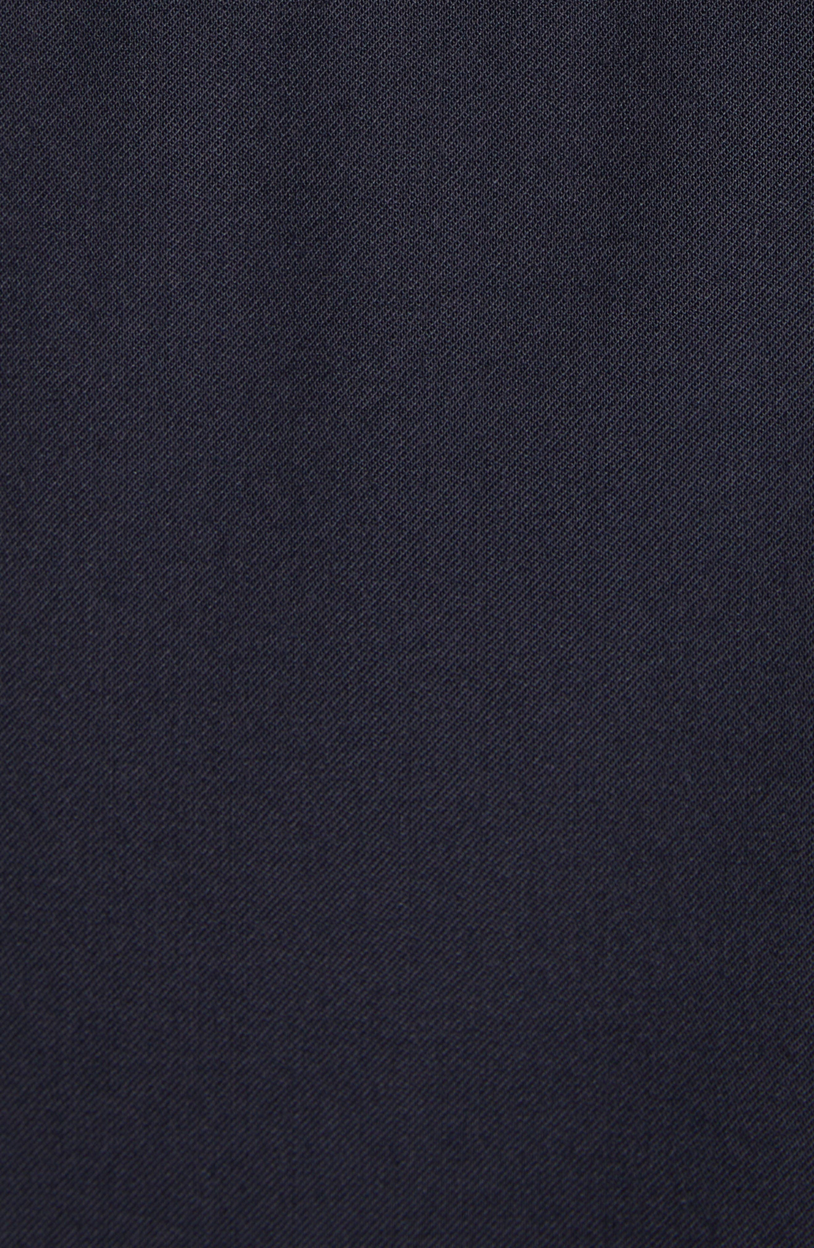 Moncler Stretch Virgin Wool Blend Overshirt in Deep Indigo at Nordstrom - 6