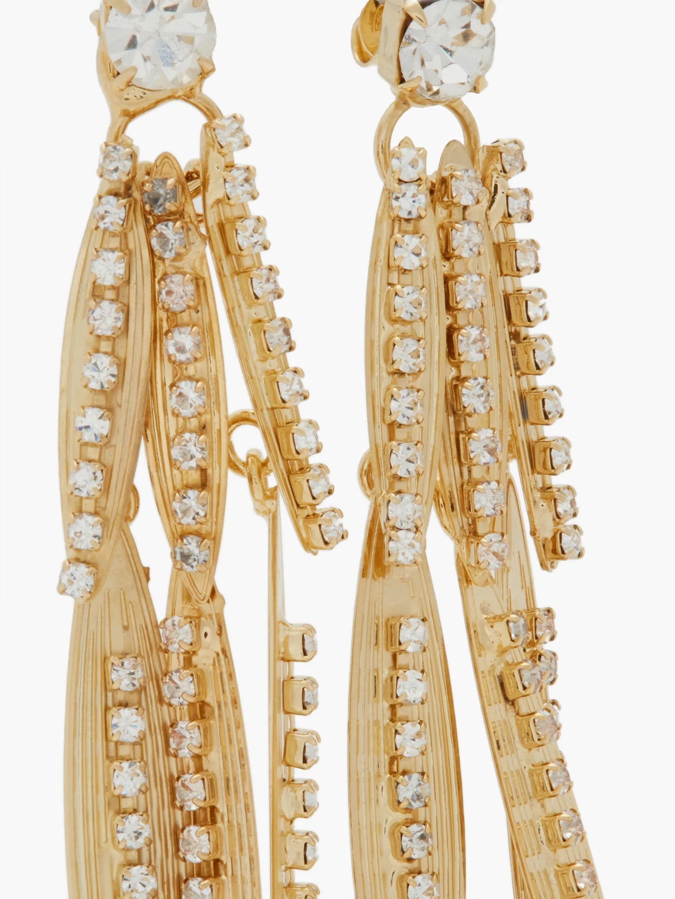 Allure crystal drop earrings - 4