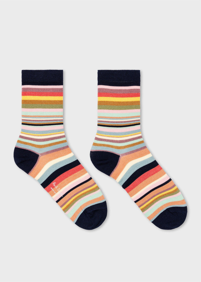 Paul Smith Women's 'Swirl Stripe' Socks outlook