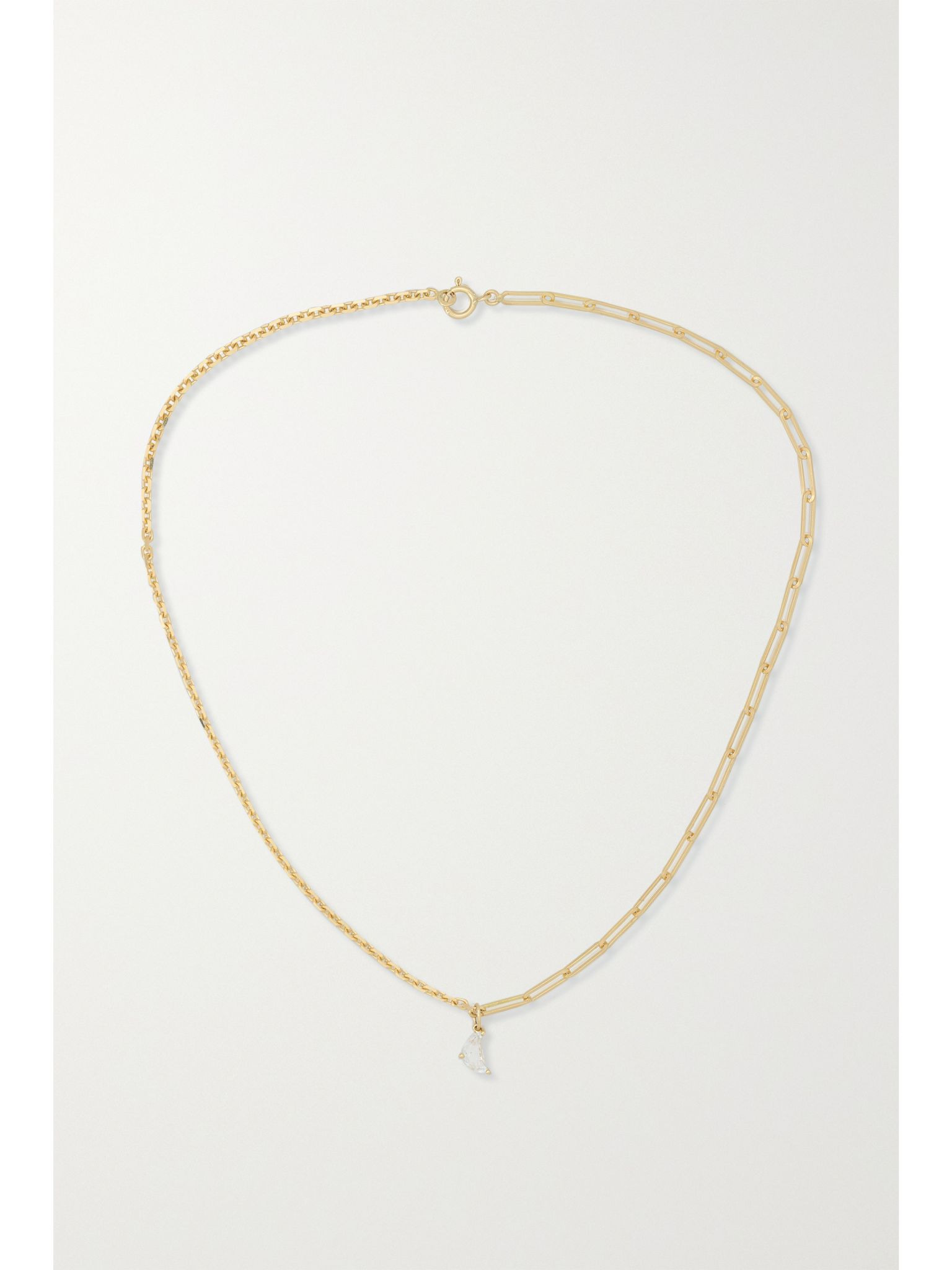 18-karat gold topaz necklace Gold - 4