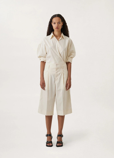 Lemaire LARGE PLEATED SHORTS
COTTON POPLIN outlook
