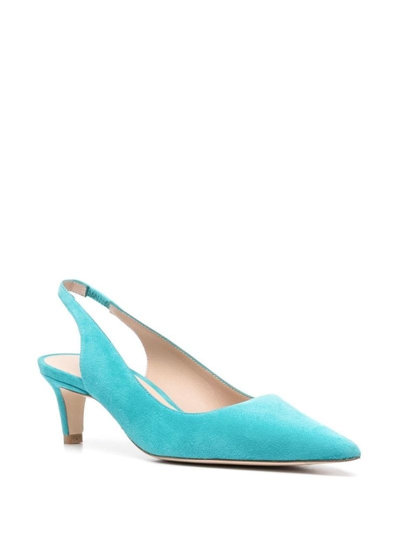 60mm slingback suede pumps - 2