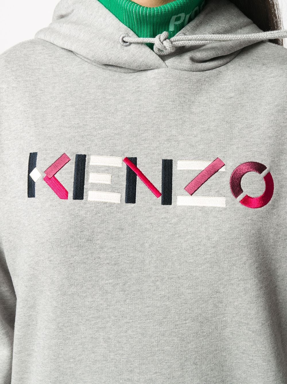 logo embroidered sweatshirt - 5