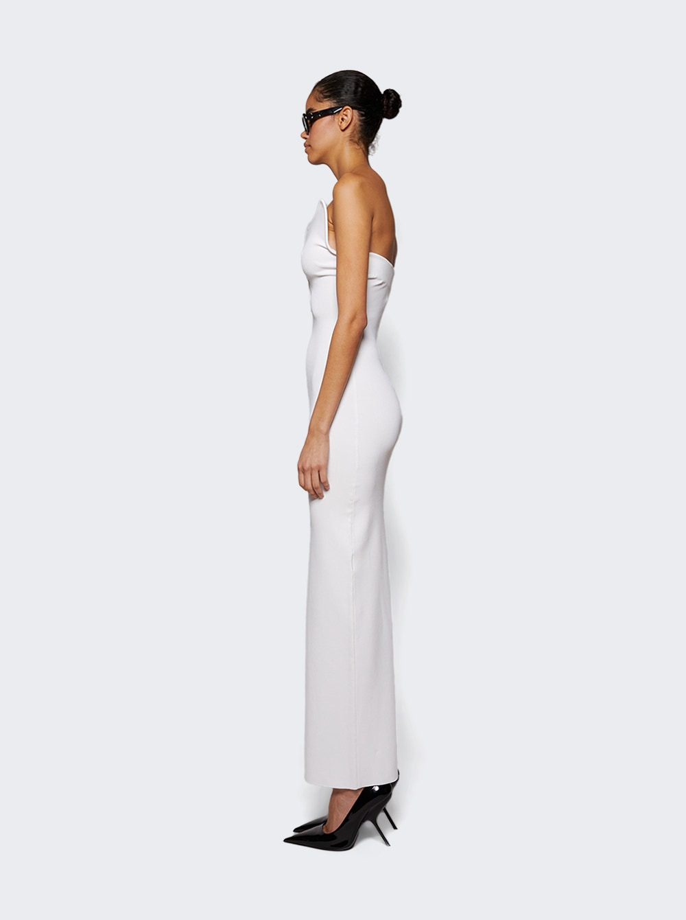 Salacia Wire Strapless Dress White - 3