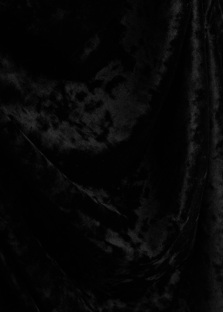 Isabel Marant étoile Hadley Draped Velvet Midi Dress - 5