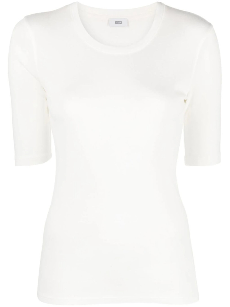 Closed Round-neck Short-sleeved T-shirt 1