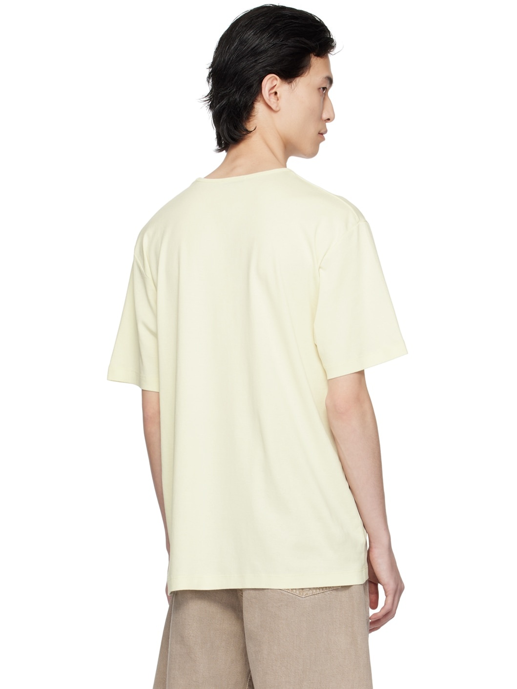 Yellow Scoop Neck T-Shirt - 3