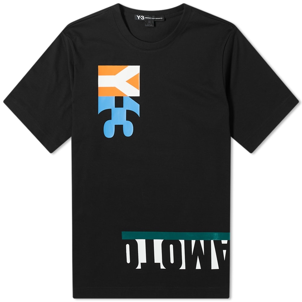 Y-3 Multi Block Graphic Tee - 1