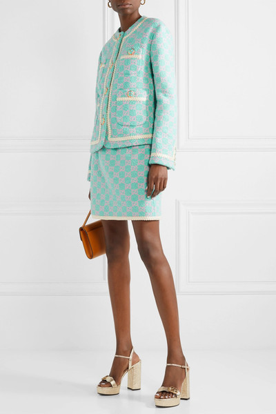 GUCCI Cotton-blend jacquard jacket outlook